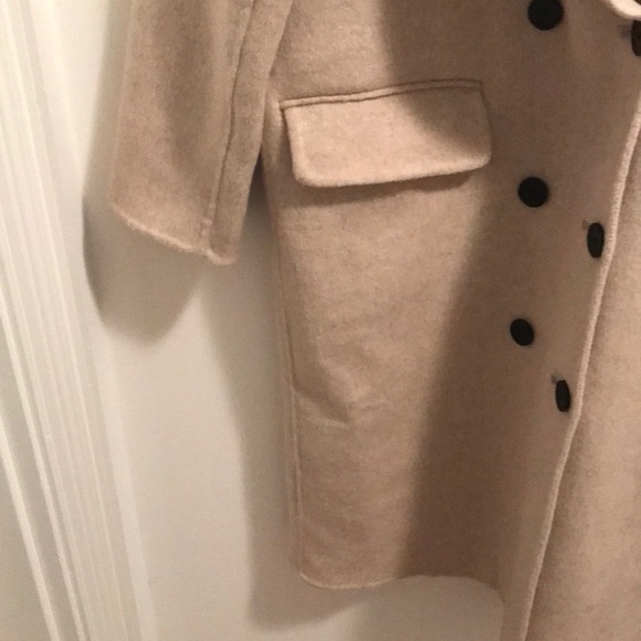 NWT Free People Adore You Wool Coat Medium or Large Sand - Picture 10 of 17